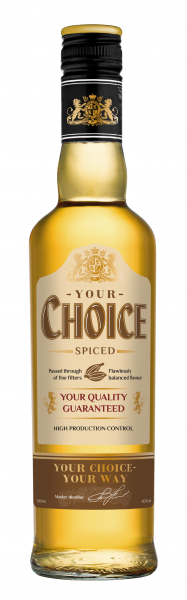 Настойка горькая Your Choice Spiced 40% 0,5л 1,2,6