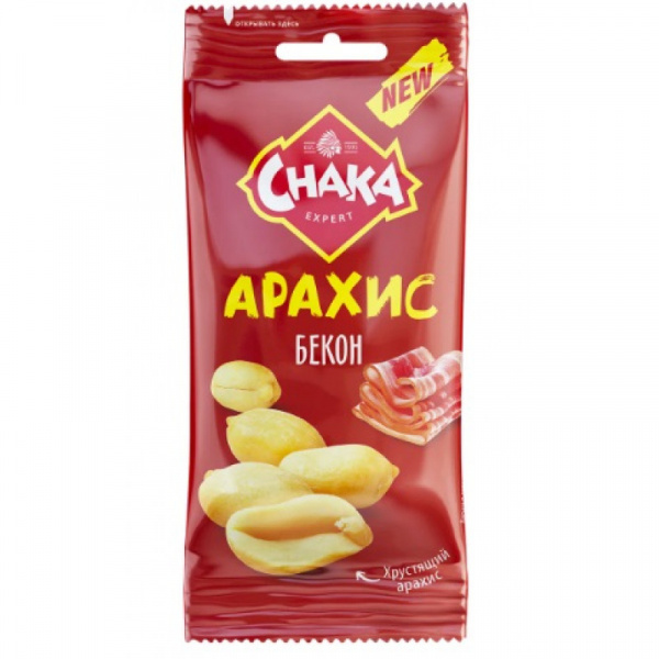 Арахис Chaka (Чака) со вкусом бекона 50г