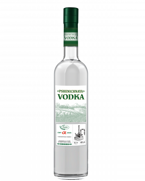 Водка Пшеничная 40% 0,5л