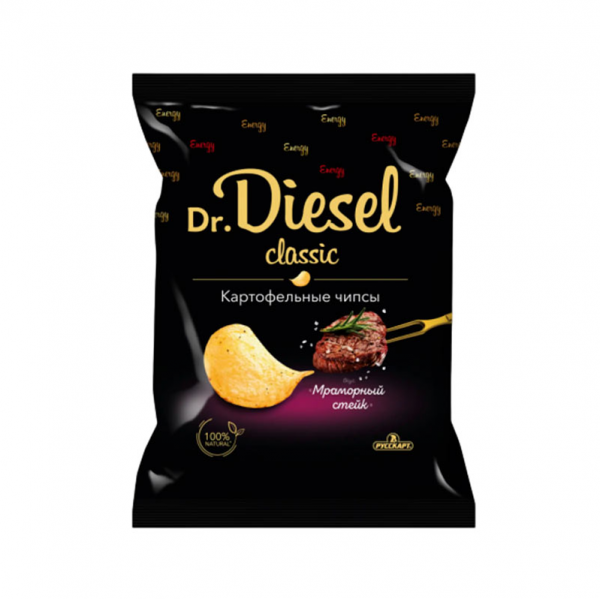Чипсы Dr.Diesel 120гр Мраморный стейк