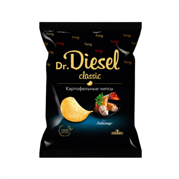 Чипсы Dr.Diesel 120гр Лобстер