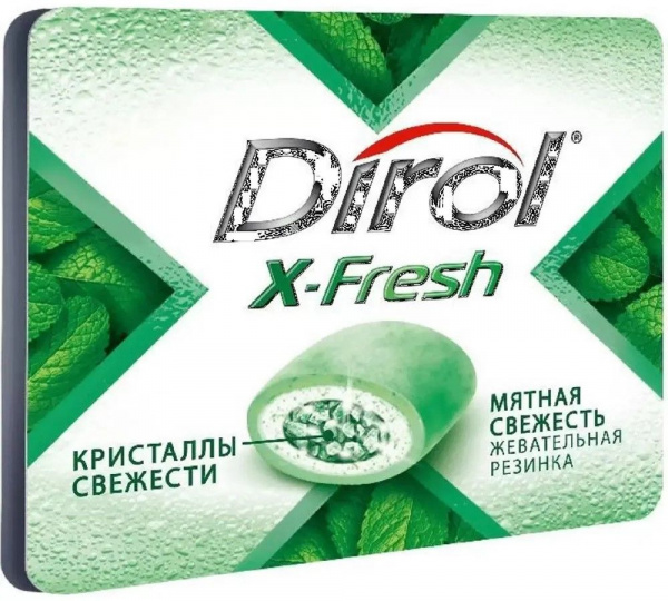 Резинка жевательная Дирол X-Fresh 16гр Мятная свежесть