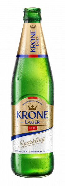 Пиво Krone Lager Biere (Крон Лагер Бьер) 4,7% 0,45л стекло