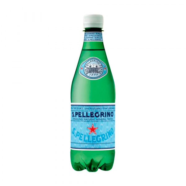 Вода минеральная S.Pellegrino (Сан Пелегрино) 0,5л газ пэт