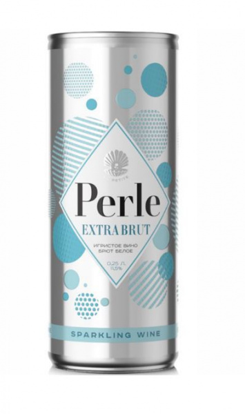 Вино игристое La Petite Perle (Ла Петит Перле) белое экстра брют 11,5% 0,25л
