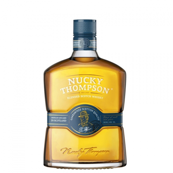 Виски Nucky Thompson купажированный 3 года 40% 0,5л Обычная