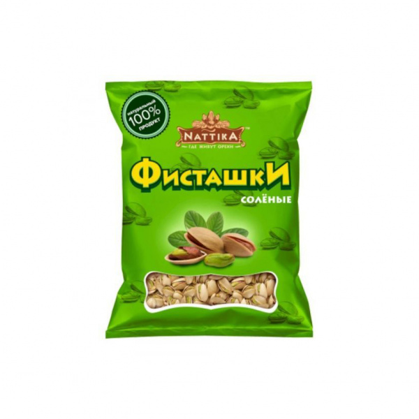 Фисташки Nattika 130гр соленые