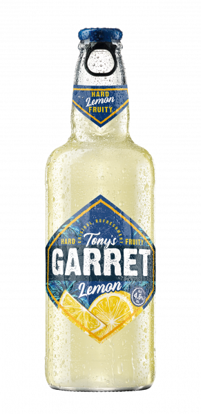 Напиток пивной Tony's Garret Hard Lemon 0,4л стекло