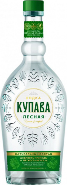 Водка Купава Лесная 40% 0,7л