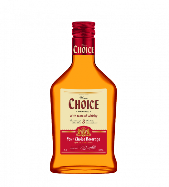 Спиртной напиток Your Choice With Taste of Whisky 3 40% 0,25л