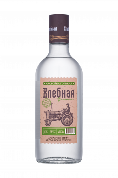 Настойка Хлебная Ароматная горькая 35% 0,5л